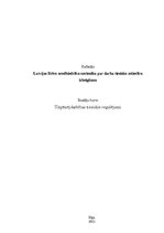 Research Papers 'Latvijas Brīvo arodbiedrību savienība par darba tiesisko attiecību izbeigšanu', 1.