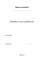 Research Papers 'Windows un Linux salīdzinājums', 1.