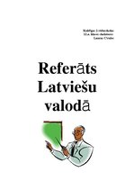 Research Papers 'Latviešu valoda', 1.