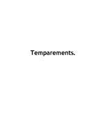Summaries, Notes 'Temperaments', 1.