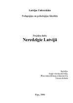 Research Papers 'Neredzīgie Latvijā. Tiflopedagoģija', 1.