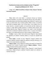 Research Papers 'Stambulas konvencijas protestu rāmējums partijas “Progresīvie” Instagram publikā', 1.