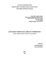 Research Papers 'Augstskolu reitingi kā ārējais kvalitātes vērtējums', 1.