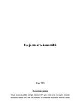 Essays 'Čehijas makroekonomiskais stāvoklis', 1.