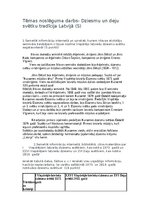 Summaries, Notes 'Tēmas noslēguma darbs- Dziesmu un deju svētku tradīcija Latvijā', 1.