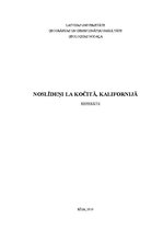 Research Papers 'Noslīdeņi La Končitā, Kalifornijā', 1.