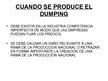 Presentations 'Dumping. Trabajo de investigación', 3.