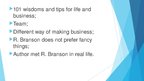 Presentations '"101 Lessons I Learnt From Richard Branson" by Jamie McIntyre', 3.