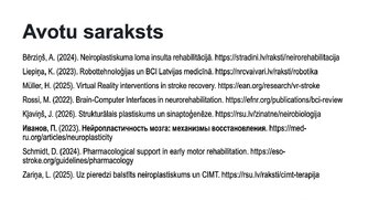 Presentations 'Vai smadzenes spēj pārveidoties pēc traumas vai insulta', 14.
