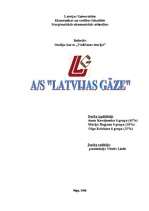 Research Papers 'A/s "Latvijas Gāze"', 1.