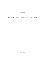 Research Papers 'Vienlīdzības principa attīstība tiesu praksē Latvijā', 1.