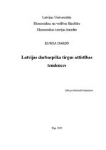 Research Papers 'Latvijas darbaspēka tirgus attīstības tendences', 1.