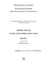 Research Papers 'Latvijas valsts iekšējā parāda analīze', 1.