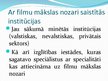 Presentations 'Filmu mākslas nozare Latvijā', 10.