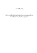 Term Papers 'Darba tirgus Latvijas reģionos: problēmas un risinājumi Eiropas Savienības vieno', 1.