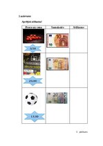 Samples 'Nodarbības plāns Matemātika 2. klase Nauda', 4.