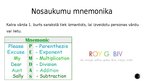 Presentations 'Mnemotehnika', 5.