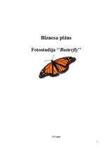 Business Plans 'Biznesa plāns IK "Butterfly"', 1.