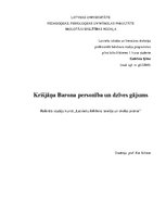 Research Papers 'Krišjāņa Barona personība un dzīves gājums', 1.