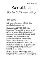 Summaries, Notes '10.klases darbs, konspekts par vācu, franču un itāļu operām 17.-19.gadsimtā', 1.