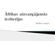 Presentations 'Āfrikas aizsargājamās teritorijas', 1.