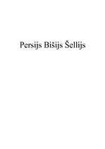 Research Papers 'Persijs Bišijs Šellijs', 1.