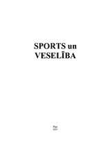 Research Papers 'Sports un veselība', 1.