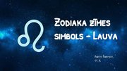 Presentations 'Zodiaka zīmes simbols - Lauva', 1.