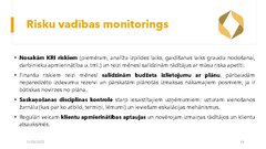 Presentations 'Risku vadība uzņēmumam SIA 
‘’Linas Agro’’ Graudu centrs', 15.