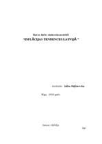 Research Papers 'Inflācijas tendences Latvijā', 1.