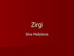Presentations 'Zirgi', 1.