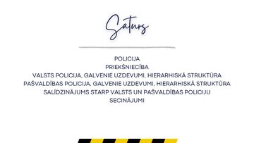 Presentations 'Valsts un pašvaldības policija. Galvenie darbības virzieni un funkcijas', 2.