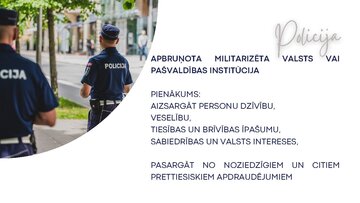 Presentations 'Valsts un pašvaldības policija. Galvenie darbības virzieni un funkcijas', 3.