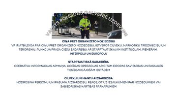 Presentations 'Valsts un pašvaldības policija. Galvenie darbības virzieni un funkcijas', 8.