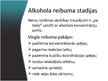 Presentations 'Alkohola iedarbība uz cilvēka organismu', 10.