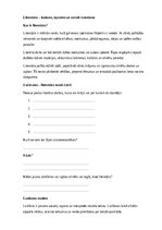Samples 'Literatūra – lasīšana, izpratne un radošā domāšana', 1.