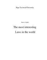Summaries, Notes 'The Most Interesting Laws in the World', 1.