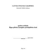 Practice Reports 'Prakses atskaite Rīgas pilsētas Zemgales priekšpilsētas tiesā', 1.