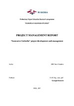 Business Plans 'Project Development and Management "Innovative Umbrella"', 1.