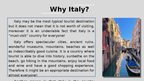 Presentations 'The Journey of a Lifetime Italy', 2.
