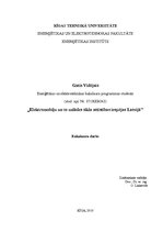 Term Papers 'Elektromobiļu un to uzlādes tīkla attīstības iespējas Latvijā', 1.