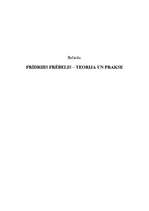 Research Papers 'F.Frēbels - teorija un prakse', 1.