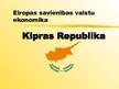Presentations 'Kipras Republika - prezentācija Eiropas Savienības valstu ekonomikā', 1.