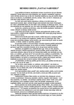 Essays 'Henriks Ibsens "Tautas naidnieks"', 1.