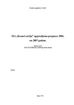 Practice Reports 'SIA "Ream Latvija" apgrozījuma prognoze 2006. un 2007.gadam', 1.