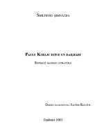 Research Papers 'Paulu Koelju', 1.