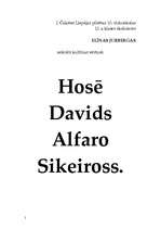 Research Papers 'Hosē Davids Alfaro Sikeiross', 1.