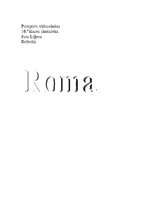 Research Papers 'Romas arhitektūra, māksla un sabiedriskā dzīve', 1.