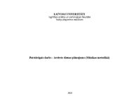 Summaries, Notes 'Patstāvīgais darbs – izvērsts dienas plānojums (Mūzikas metodikā)', 1.