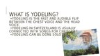 Presentations 'Yodeling', 2.